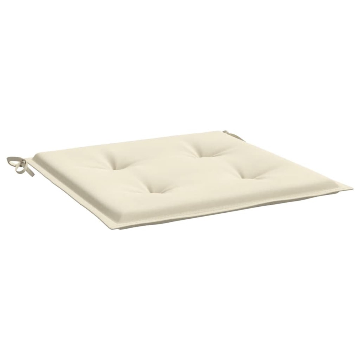 vidaXL Μαξιλάρια Καρέκλας Κήπου 2 τεμ. Κρεμ 50x50x3 εκ. Oxford Ύφασμα