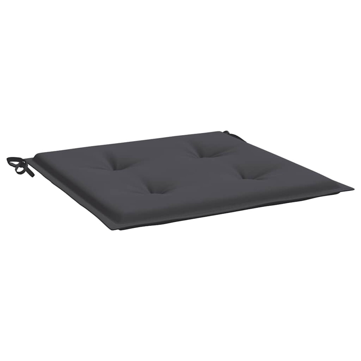 vidaXL Μαξιλάρια Καρέκλας Κήπου 2τεμ Ανθρακί 50x50x3 εκ. Oxford Ύφασμα