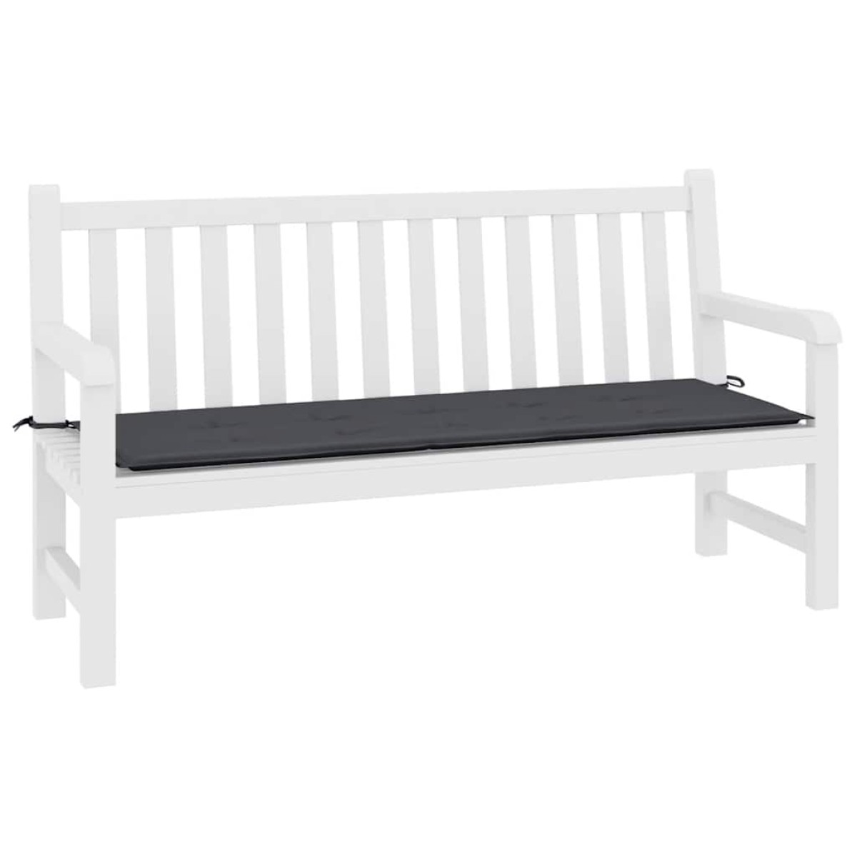 vidaXL Μαξιλάρι Πάγκου Κήπου Μαύρο 180x50x3 εκ. Ύφασμα Oxford