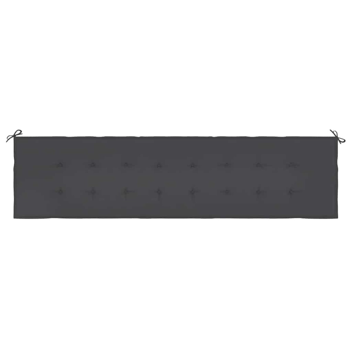 vidaXL Μαξιλάρι Πάγκου Κήπου Μαύρο 180x50x3 εκ. Ύφασμα Oxford