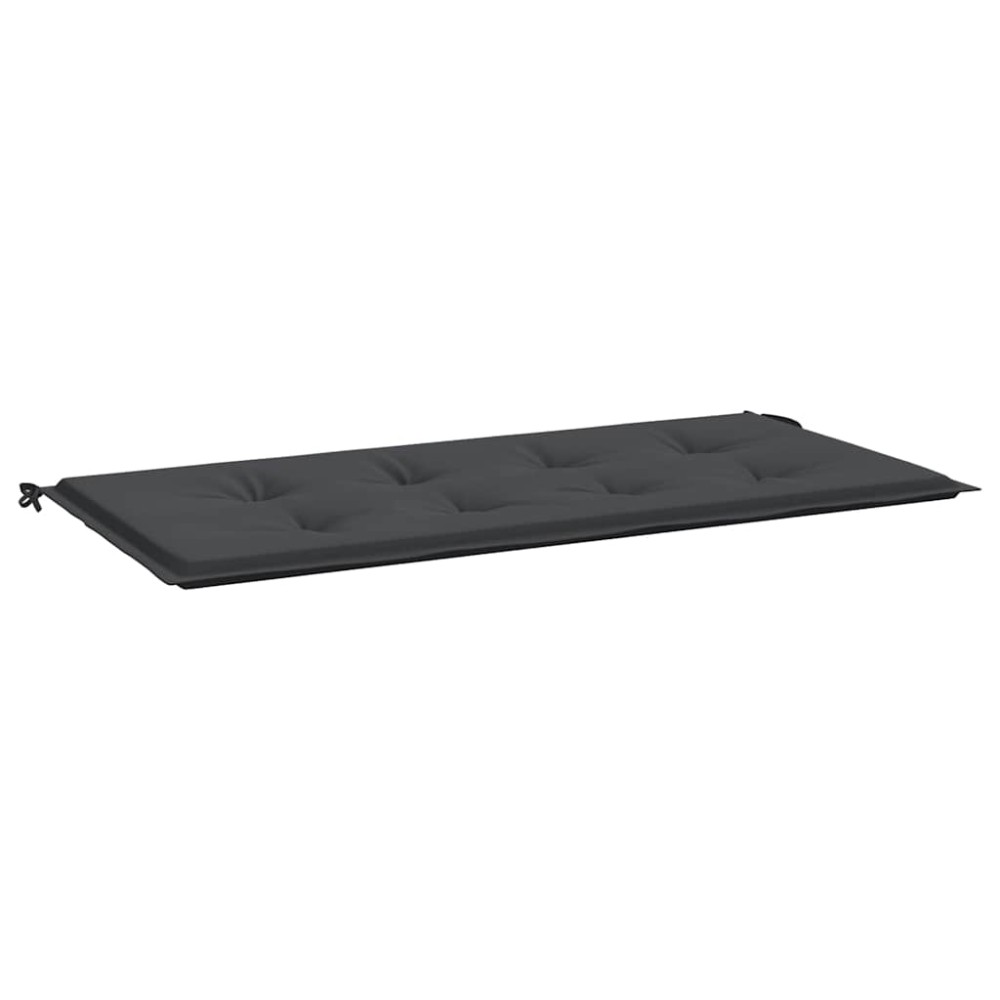 vidaXL Μαξιλάρι Πάγκου Κήπου Μαύρο 120x50x3 εκ. Ύφασμα Oxford