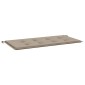 vidaXL Μαξιλάρι Πάγκου Κήπου Taupe 100x50x3 εκ. Ύφασμα Oxford