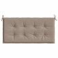 vidaXL Μαξιλάρι Πάγκου Κήπου Taupe 100x50x3 εκ. Ύφασμα Oxford