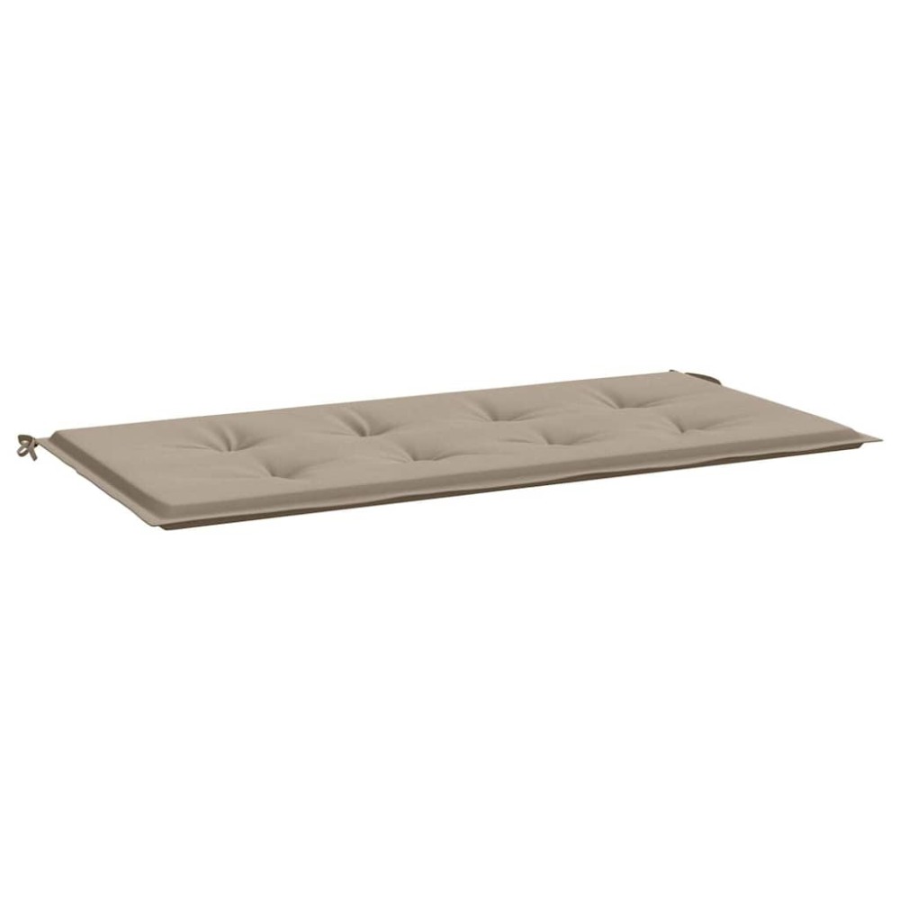 vidaXL Μαξιλάρι Πάγκου Κήπου Taupe 120x50x3 εκ. Ύφασμα Oxford