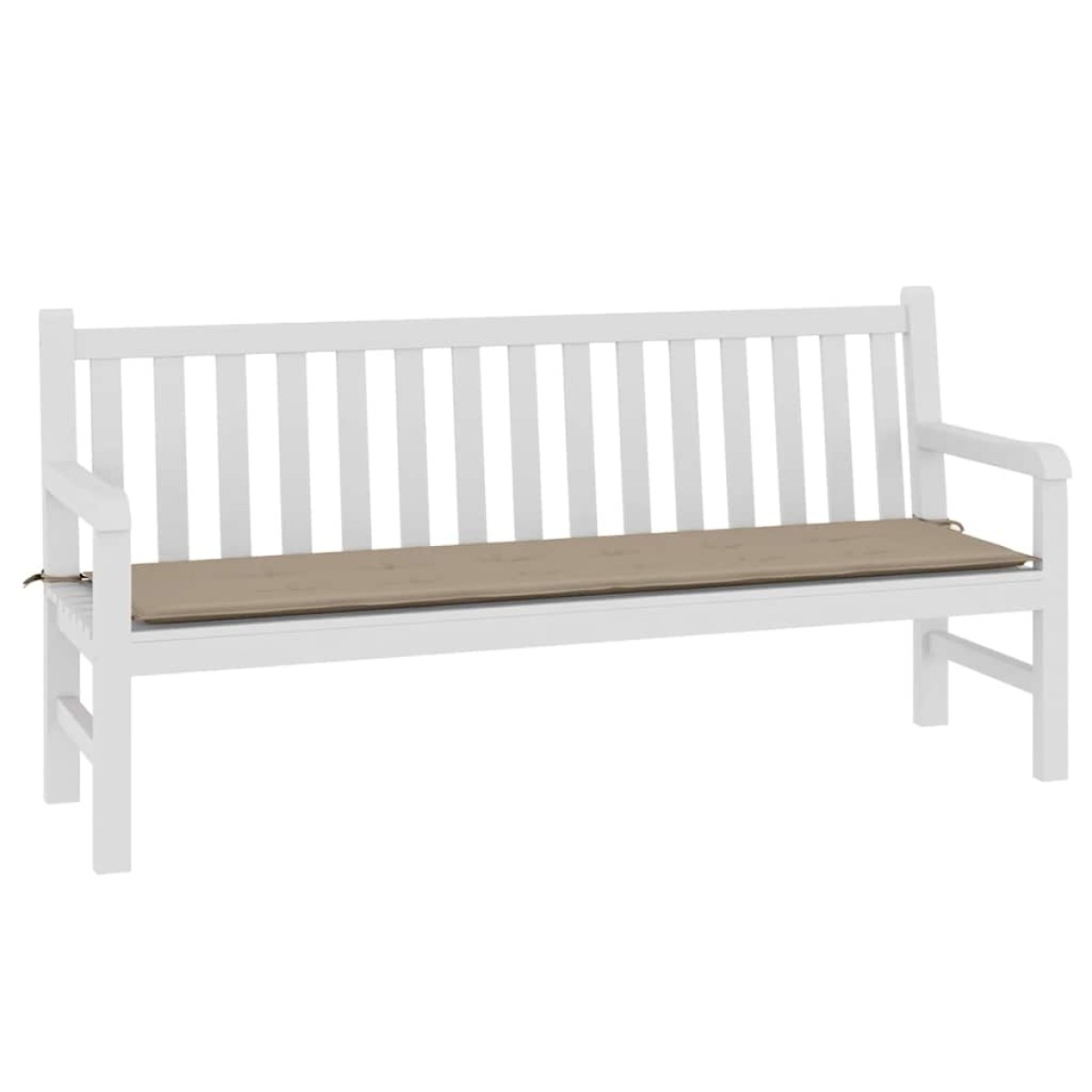 vidaXL Μαξιλάρι Πάγκου Κήπου Taupe 180x50x3 εκ. Ύφασμα Oxford
