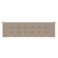 vidaXL Μαξιλάρι Πάγκου Κήπου Taupe 180x50x3 εκ. Ύφασμα Oxford