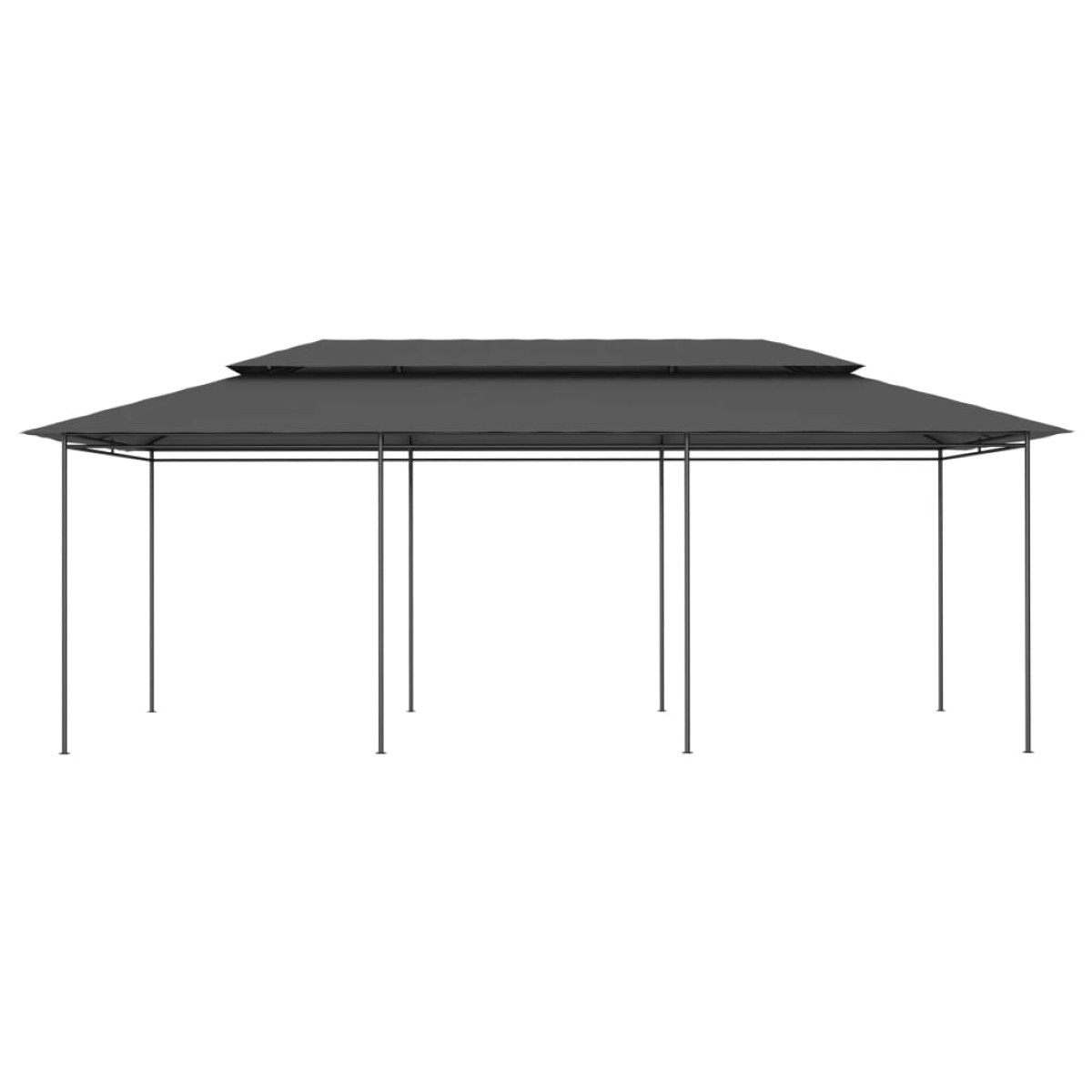 vidaXL Κιόσκι Ανθρακί 600 x 298 x 270 εκ.