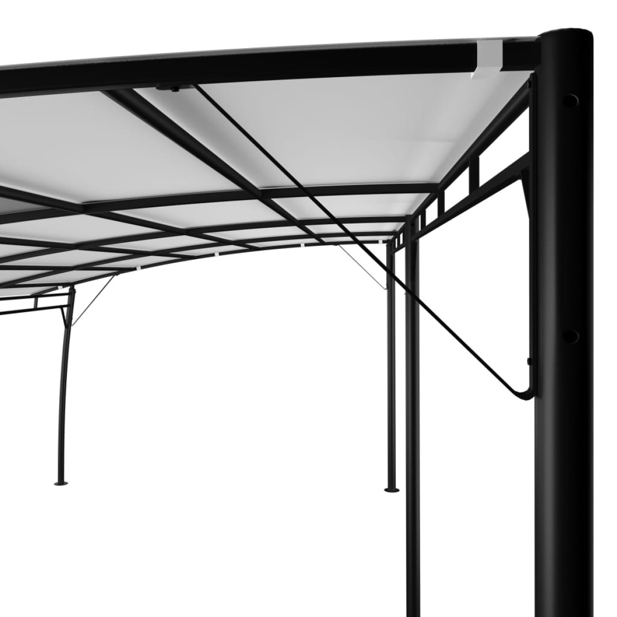 vidaXL Τεντοπέργκολα Κήπου Κρεμ 6 x 3 x 2,55 μ.