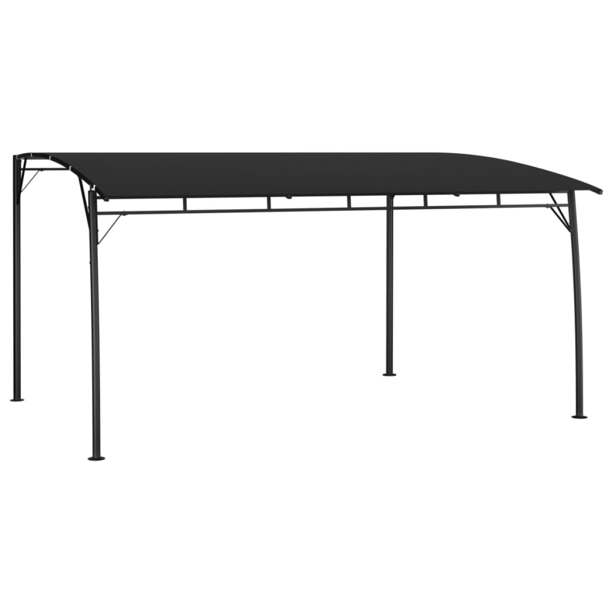 vidaXL Τεντοπέργκολα Κήπου Ανθρακί 4 x 3 x 2,55 μ.