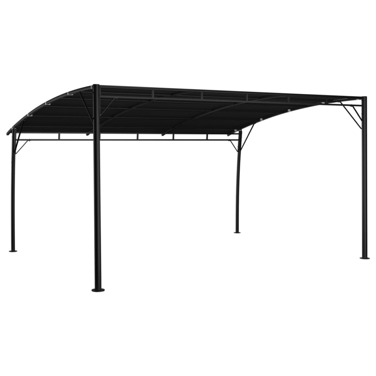 vidaXL Τεντοπέργκολα Κήπου Ανθρακί 4 x 3 x 2,55 μ.