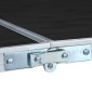 vidaXL Τραπέζι Κάμπινγκ Πτυσσόμενο Γκρι 180 x 60 εκ. Αλουμινίου