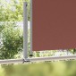 vidaXL Σκίαστρο Πλαϊνό Συρόμενο Βεράντας Καφέ 120 x 300 εκ.