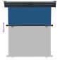 vidaXL Σκίαστρο Βεράντας Πλαϊνό Μπλε 140 x 250 εκ.