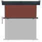 vidaXL Σκίαστρο Βεράντας Πλαϊνό Καφέ 170 x 250 εκ.