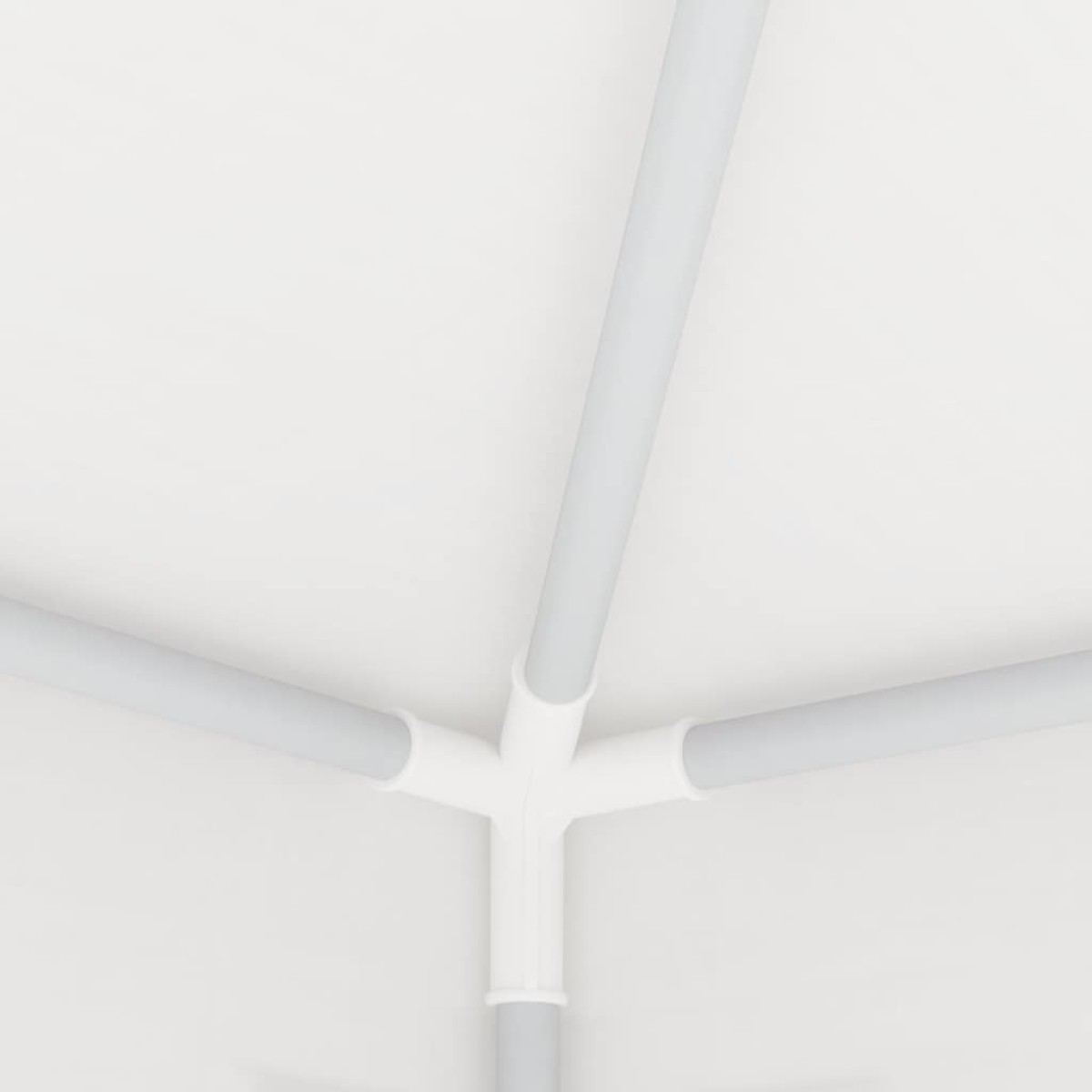 vidaXL Κιόσκι Επαγγελματικό με Τοιχώματα Λευκό 4 x 6 μ. 90 γρ./μ²
