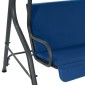 vidaXL Παγκάκι Κούνια Κήπου Σκούρο Μπλε 170 x 110 x 153 εκ. Υφασμάτινο