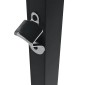vidaXL Κιόσκι Ψησταριάς Ανθρακί 240 x 150 x 255 εκ. Ατσάλινο