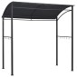vidaXL Κιόσκι Ψησταριάς Ανθρακί 215 x 150 x 220 εκ. Ατσάλινο