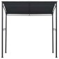 vidaXL Κιόσκι Ψησταριάς Ανθρακί 215 x 150 x 220 εκ. Ατσάλινο