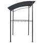 vidaXL Κιόσκι Ψησταριάς Ανθρακί 215 x 150 x 220 εκ. Ατσάλινο