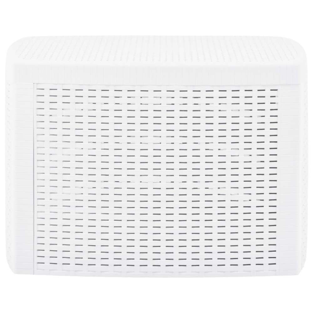 vidaXL Βοηθητικό Τραπέζι Λευκό 54 x 54 x 36,5 εκ. Πλαστικό
