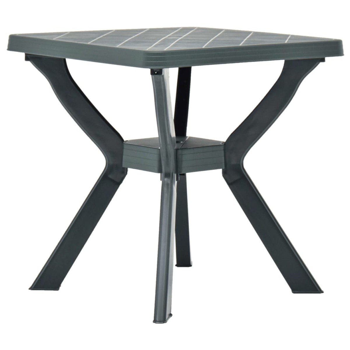 vidaXL Τραπέζι Bistro Πράσινο 70 x 70 x 72 εκ. Πλαστικό