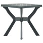 vidaXL Τραπέζι Bistro Πράσινο 70 x 70 x 72 εκ. Πλαστικό