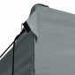 vidaXL Κιόσκι Πτυσσόμενο 4 Πλευρικά Τοιχώματα Ανθρακί 3x6 μ. Ατσάλινο