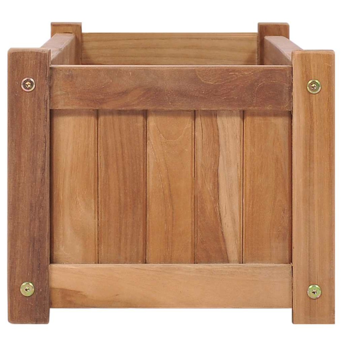 vidaXL Ζαρντινιέρα Υπερυψωμένη 100 x 30 x 25 εκ. από Μασίφ Ξύλο Teak