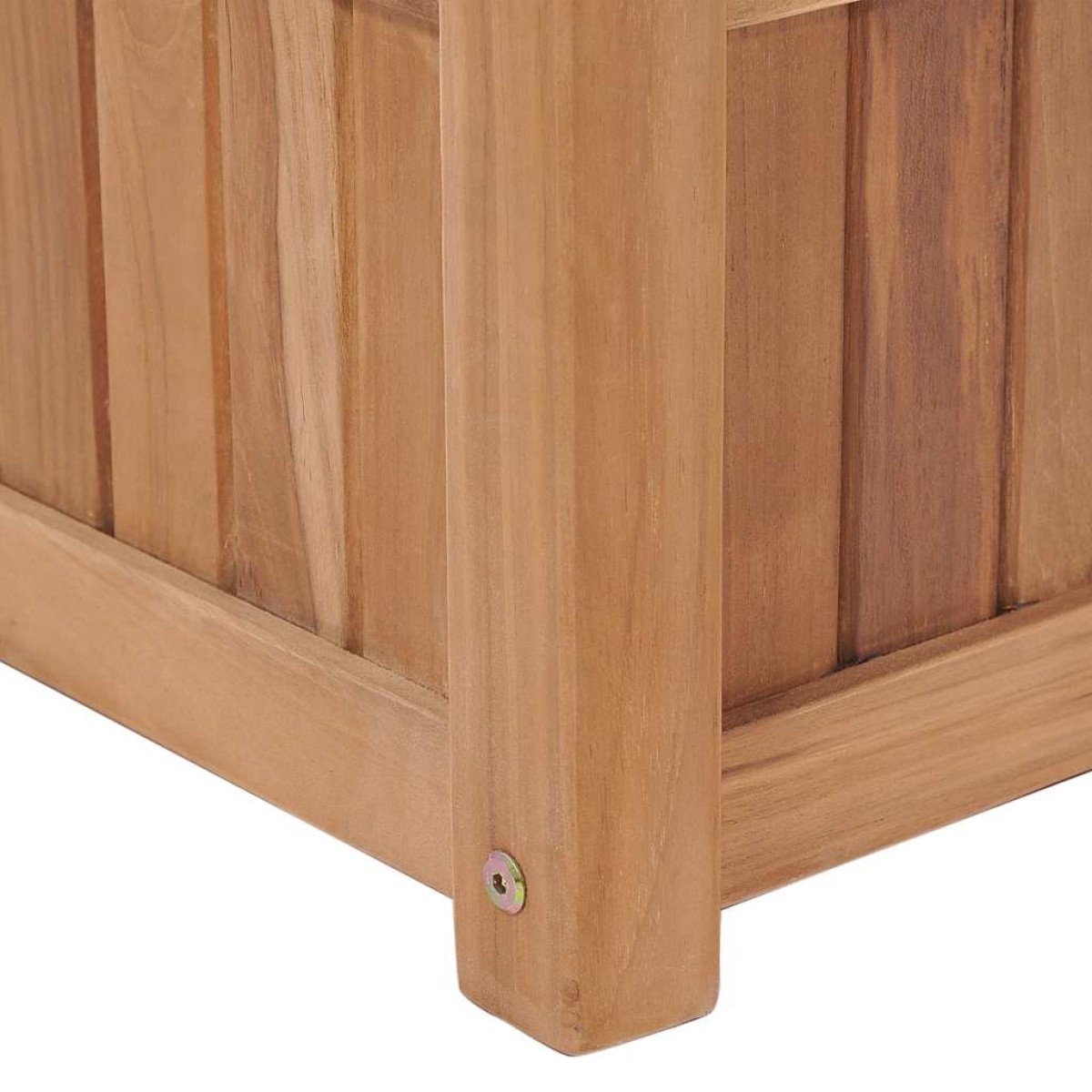 vidaXL Ζαρντινιέρα Υπερυψωμένη 100 x 30 x 25 εκ. από Μασίφ Ξύλο Teak