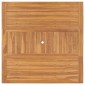 vidaXL Τραπέζι Κήπου 150 x 150 x 76 εκ. από Μασίφ Ξύλο Teak