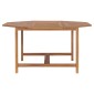 vidaXL Τραπέζι Κήπου 150 x 150 x 75 εκ. από Μασίφ Ξύλο Teak