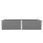 vidaXL Ζαρντινιέρα Υπερυψωμένη Γκρι 250 x 100 x 54 εκ. από WPC