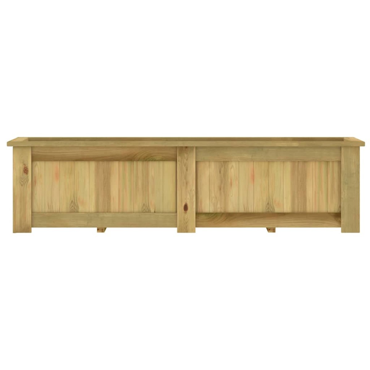 vidaXL Υπερυψωμένη Γλάστρα 196 x 50 x 50 εκ. Εμποτισμένο Ξύλο Πεύκου