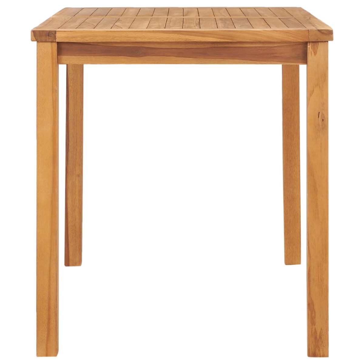 vidaXL Τραπεζαρία Κήπου 120 x 70 x 77 εκ. από Μασίφ Ξύλο Teak