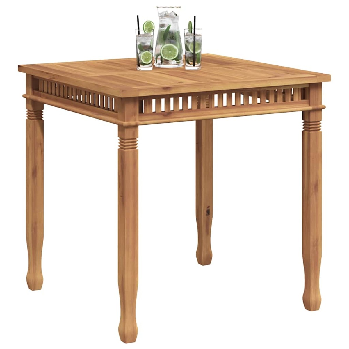 vidaXL Τραπεζαρία Κήπου 80 x 80 x 80 εκ. από Μασίφ Ξύλο Teak