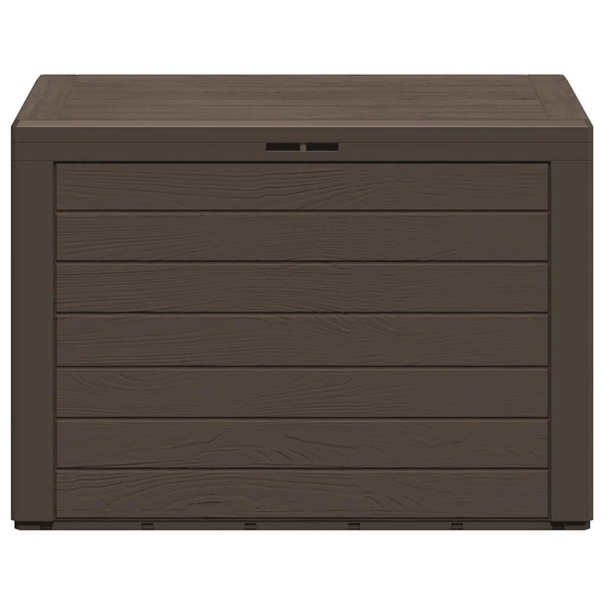 vidaXL Μπαούλο Αποθήκευσης Κήπου Καφέ 78 x 44 x 55 εκ.
