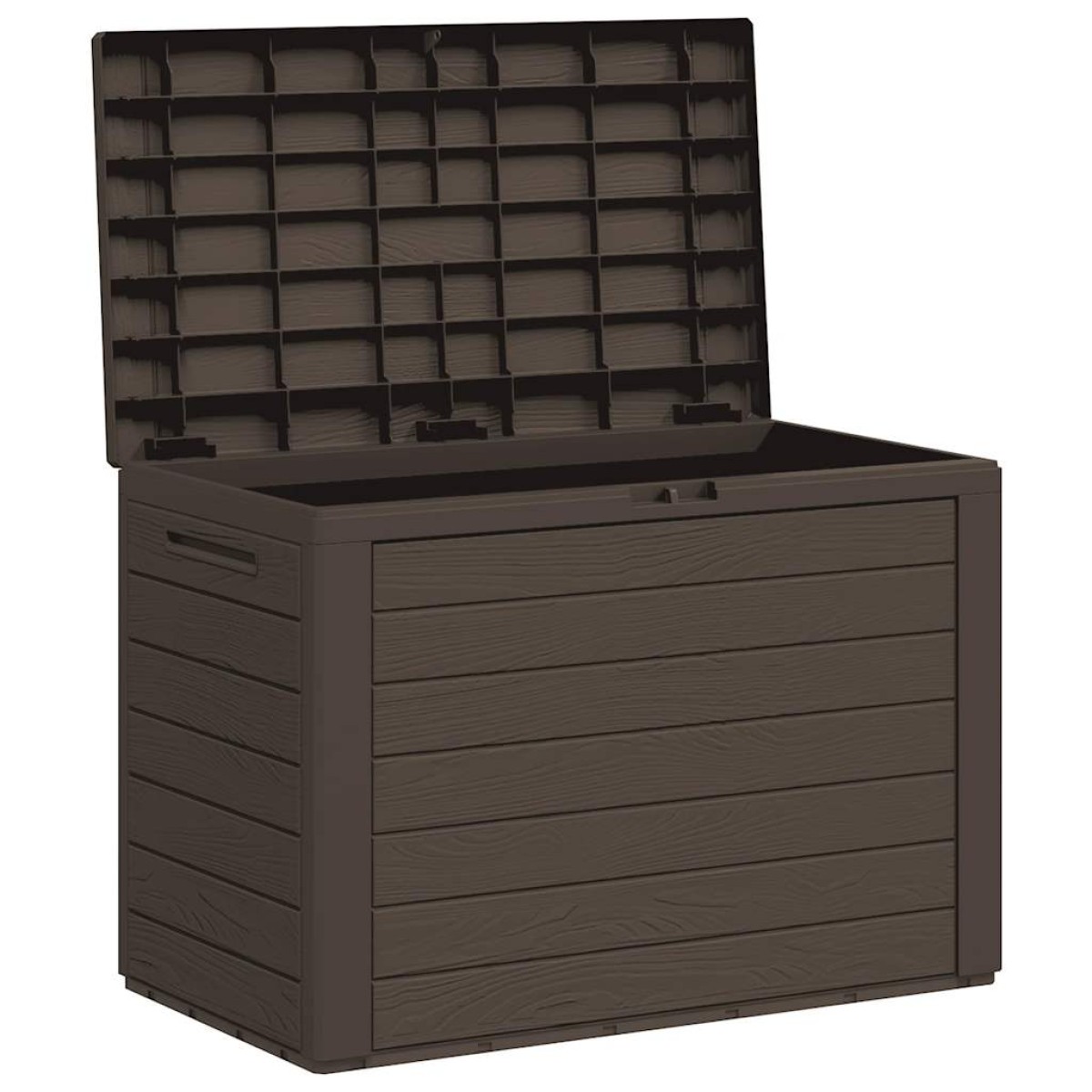 vidaXL Μπαούλο Αποθήκευσης Κήπου Καφέ 78 x 44 x 55 εκ.