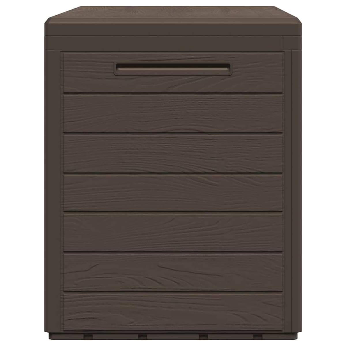 vidaXL Μπαούλο Αποθήκευσης Κήπου Καφέ 78 x 44 x 55 εκ.