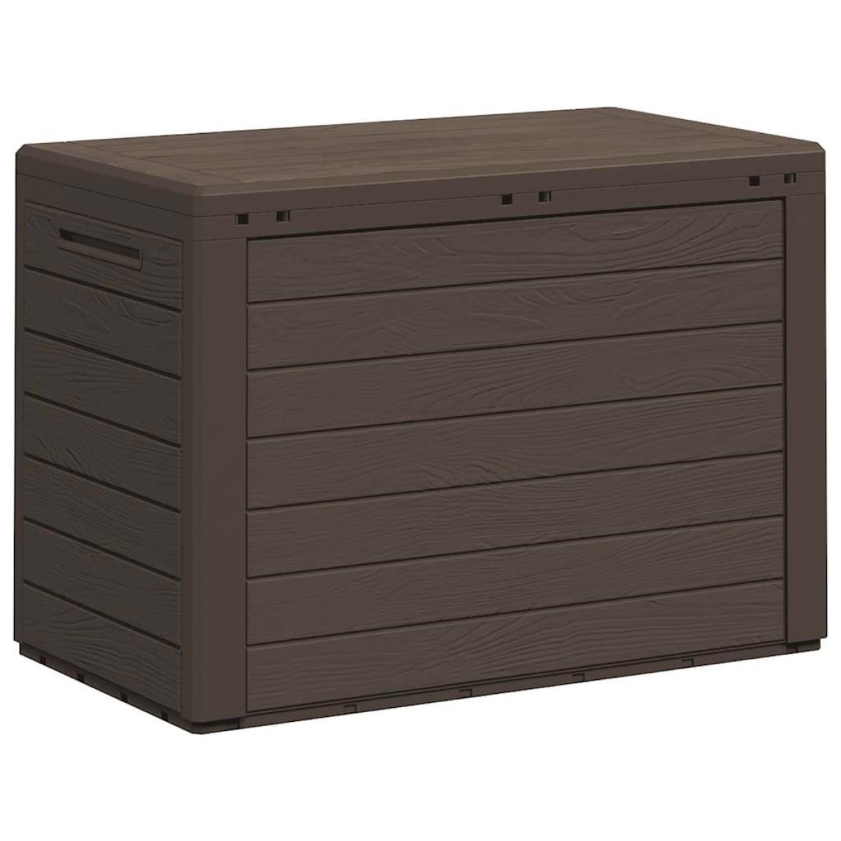 vidaXL Μπαούλο Αποθήκευσης Κήπου Καφέ 78 x 44 x 55 εκ.
