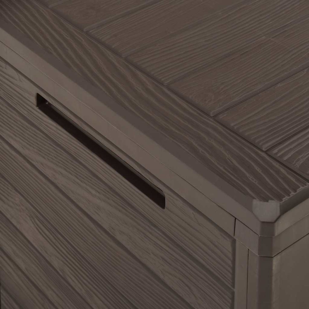 vidaXL Μπαούλο Αποθήκευσης Κήπου Καφέ 78 x 44 x 55 εκ.