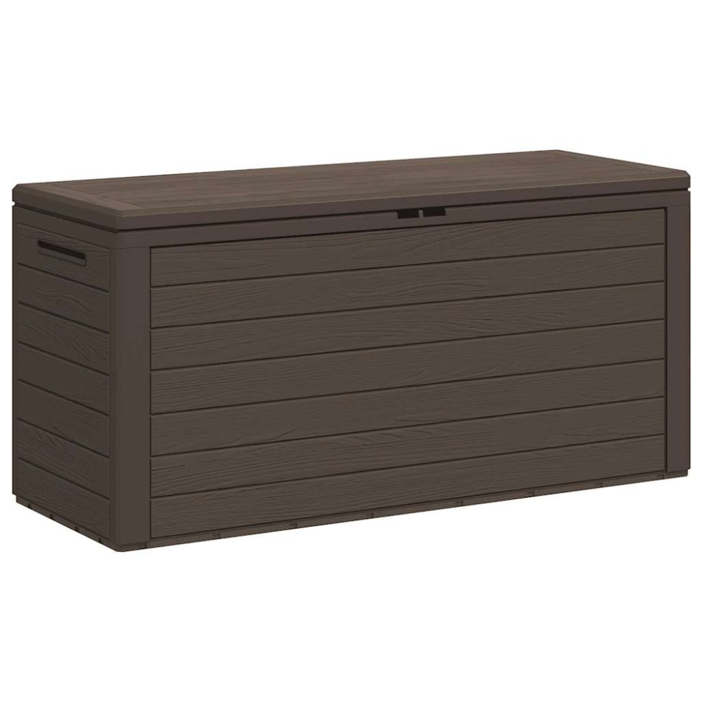 vidaXL Μπαούλο Αποθήκευσης Κήπου Καφέ 116 x 44 x 55 εκ.