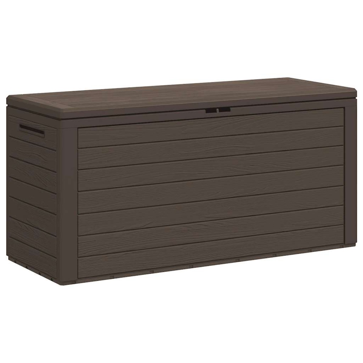 vidaXL Μπαούλο Αποθήκευσης Κήπου Καφέ 116 x 44 x 55 εκ.
