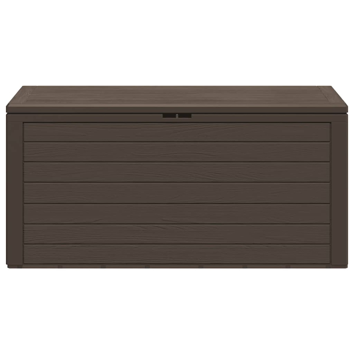 vidaXL Μπαούλο Αποθήκευσης Κήπου Καφέ 116 x 44 x 55 εκ.