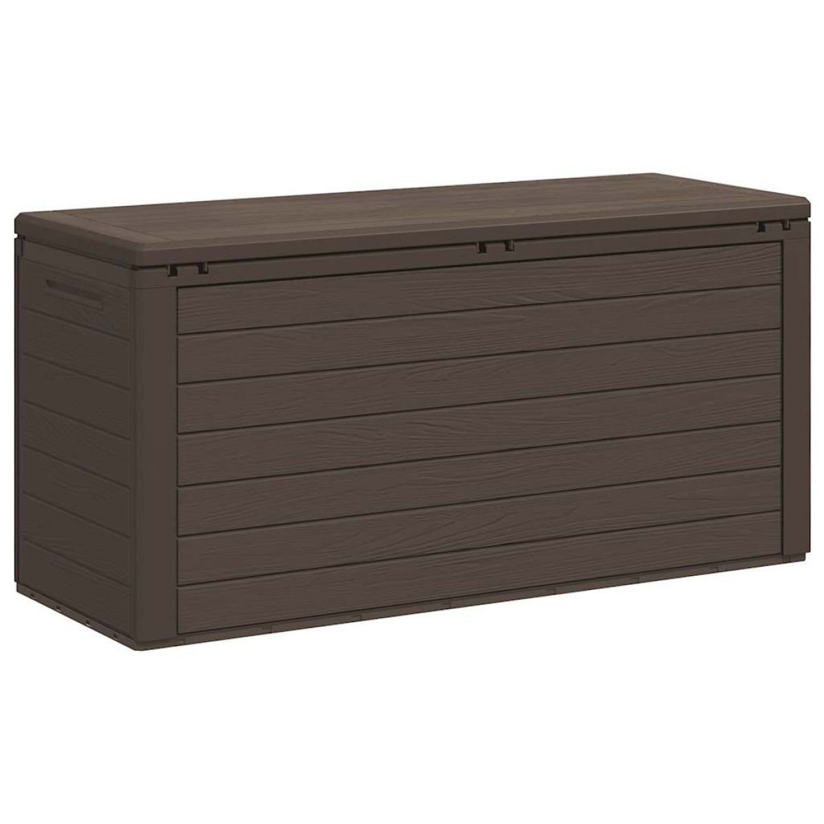vidaXL Μπαούλο Αποθήκευσης Κήπου Καφέ 116 x 44 x 55 εκ.