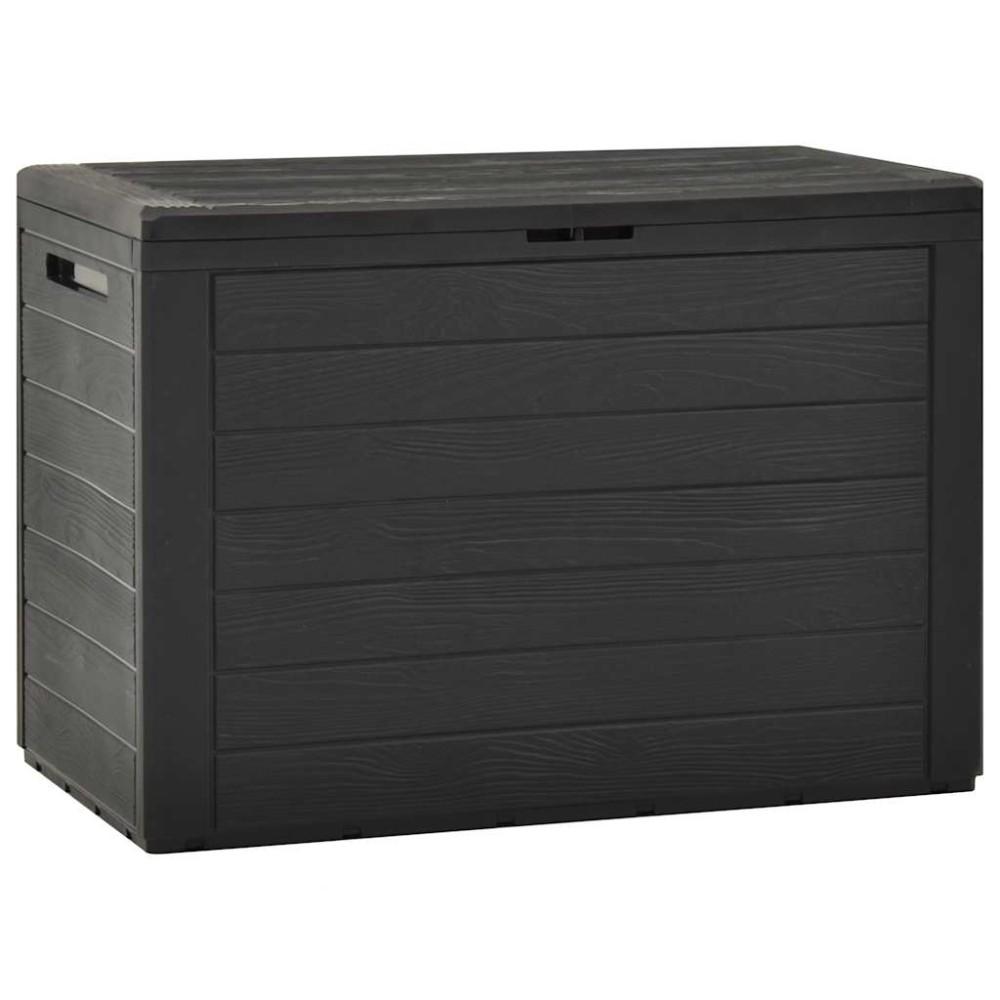 vidaXL Μπαούλο Αποθήκευσης Κήπου Ανθρακί 78 x 44 x 55 εκ.