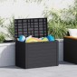 vidaXL Μπαούλο Αποθήκευσης Κήπου Ανθρακί 78 x 44 x 55 εκ.