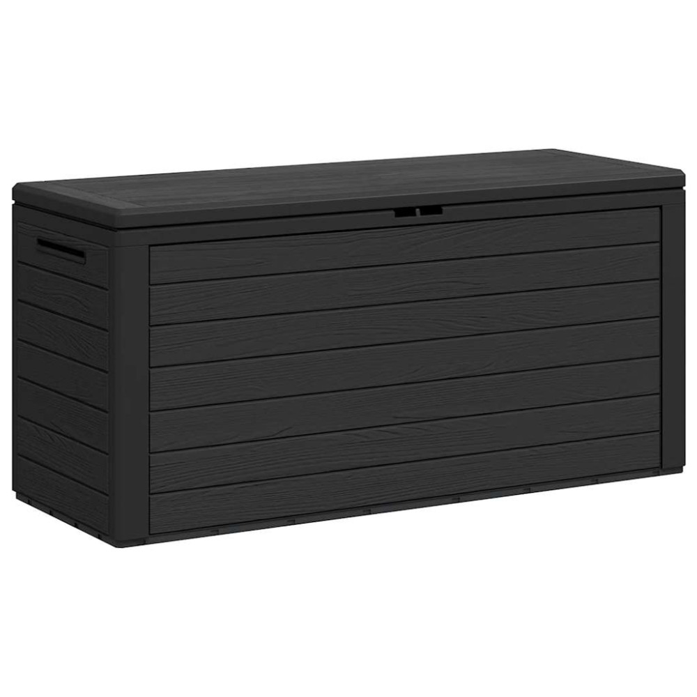 vidaXL Μπαούλο Αποθήκευσης Κήπου Ανθρακί 116 x 44 x 55 εκ.