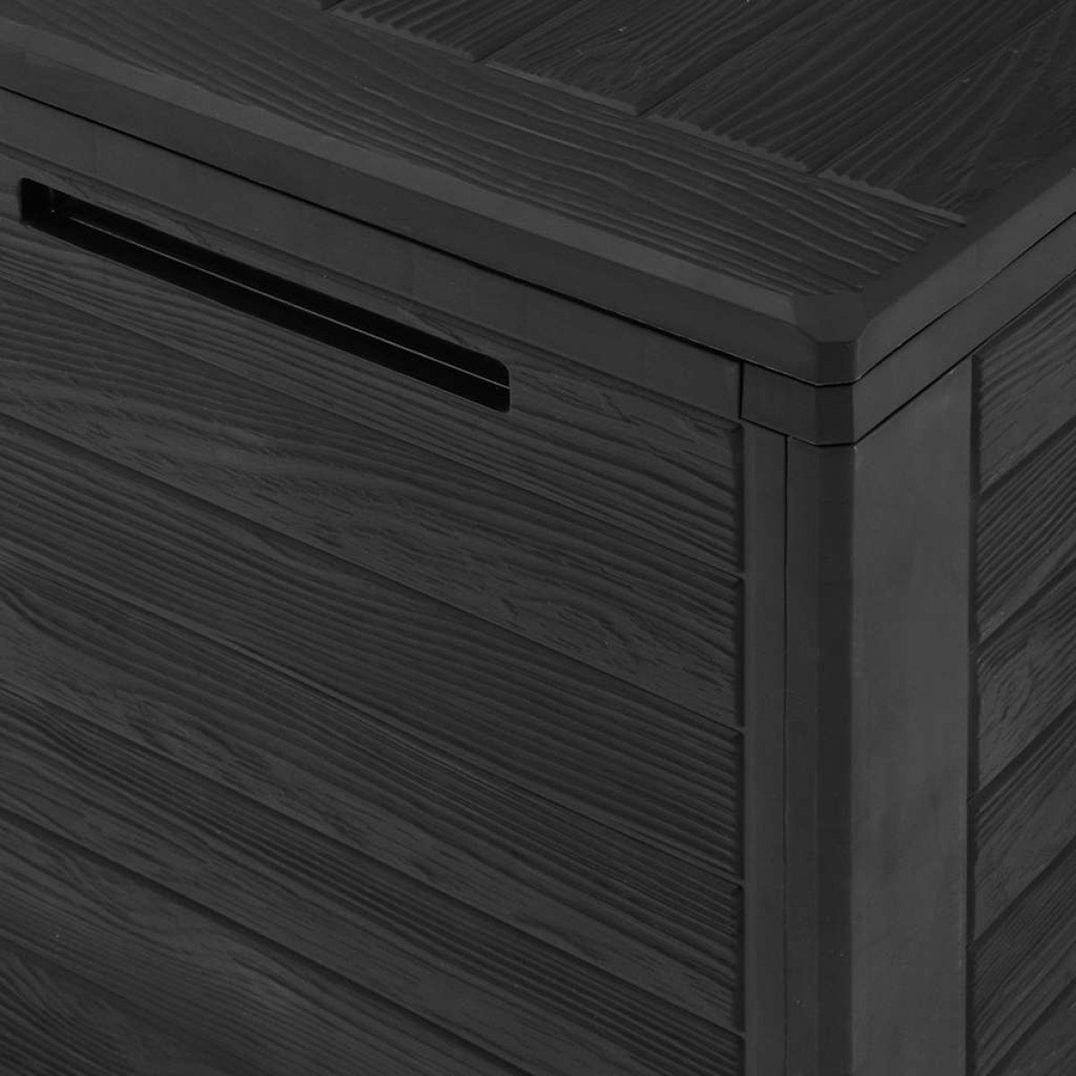 vidaXL Μπαούλο Αποθήκευσης Κήπου Ανθρακί 116 x 44 x 55 εκ.