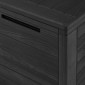 vidaXL Μπαούλο Αποθήκευσης Κήπου Ανθρακί 116 x 44 x 55 εκ.